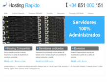 Tablet Screenshot of hostingrapido.com